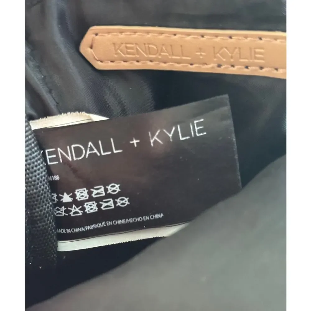 Kendall And Kylie Mini Backpack Camel Tan‎ Black